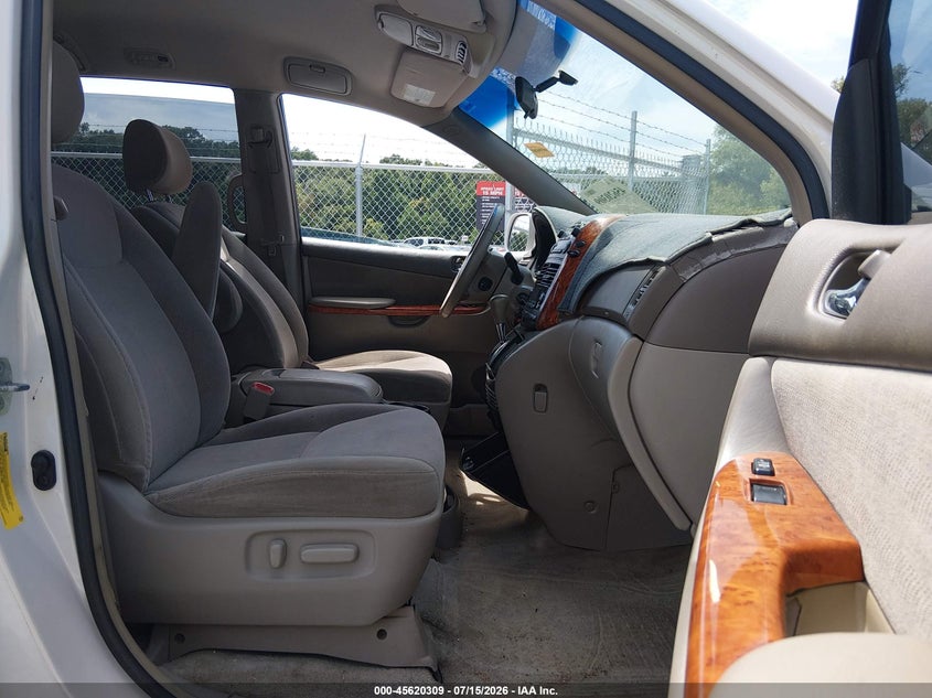 2007 Toyota Sienna VIN 5TDZK22C37S018410 IAAI salvage auction — NORMAL WEAR, Clear (Alabama), sold $550 on 2026-07-30 (photo 5)