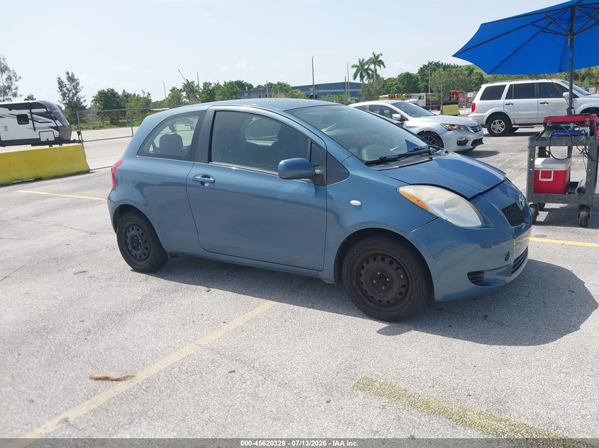 2007 Toyota Yaris VIN JTDJT923075133877 IAAI salvage auction — NORMAL WEAR, Clear (Florida), sold $1,050 on 2026-07-16 (photo 1)
