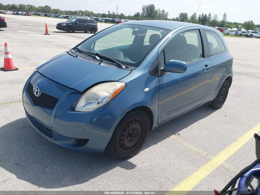 2007 Toyota Yaris VIN JTDJT923075133877 IAAI salvage auction — NORMAL WEAR, Clear (Florida), sold $1,050 on 2026-07-16 (photo 2)
