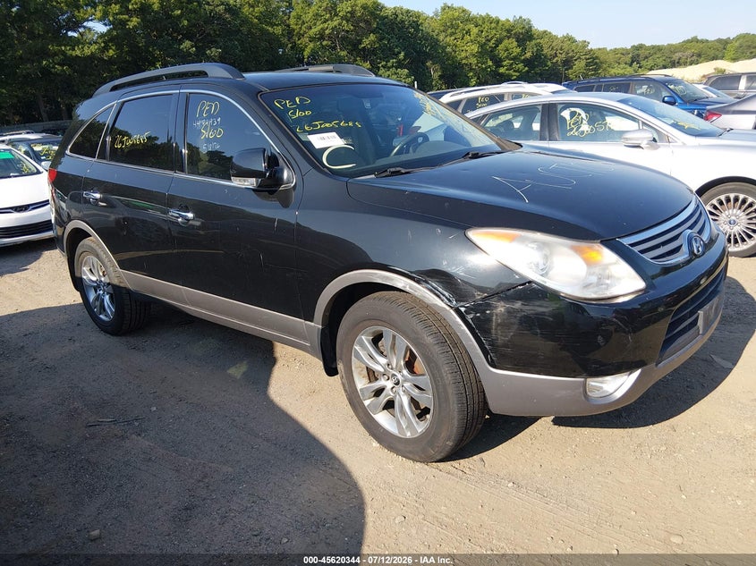 2012 Hyundai Veracruz VIN KM8NUDCC2CU197415 IAAI salvage auction — LEFT REAR, Salvage Title, sold $475 on 2026-07-28 (photo 1)