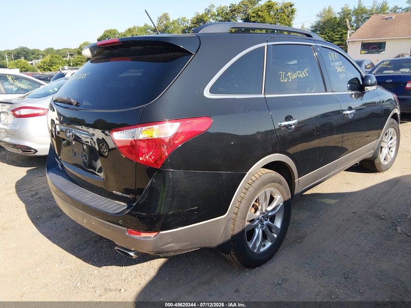 2012 Hyundai Veracruz VIN KM8NUDCC2CU197415 IAAI salvage auction — LEFT REAR, Salvage Title, sold $475 on 2026-07-28 (photo 4)