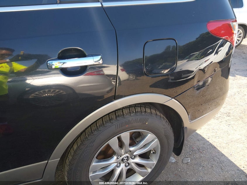 2012 Hyundai Veracruz VIN KM8NUDCC2CU197415 IAAI salvage auction — LEFT REAR, Salvage Title, sold $475 on 2026-07-28 (photo 6)