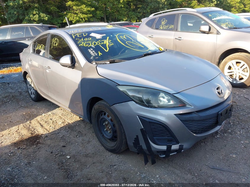 2011 Mazda 3 VIN JM1BL1UG1B1454669 IAAI salvage auction — LEFT REAR, Bill Of Sale (New York), sold $25 on 2026-07-28 (photo 1)