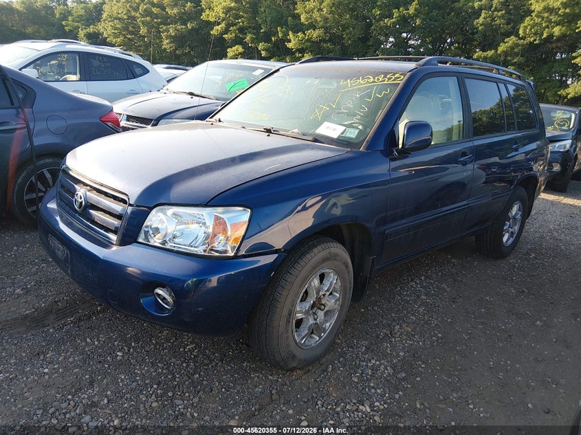 2007 Toyota Highlander VIN JTEHP21A270201258 IAAI salvage auction — UNKNOWN, Bill Of Sale (New York), sold $25 on 2026-07-28 (photo 2)