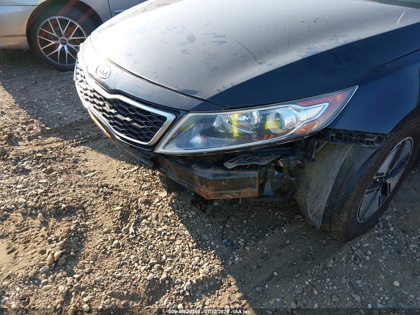 2012 Kia Optima VIN KNAGM4AD5C5014346 IAAI salvage auction — FRONT & REAR, Salvage Title, sold $25 on 2026-07-28 (photo 6)