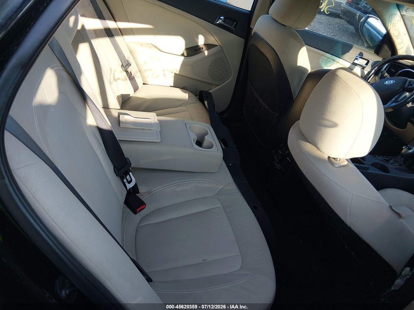 2012 Kia Optima VIN KNAGM4AD5C5014346 IAAI salvage auction — FRONT & REAR, Salvage Title, sold $25 on 2026-07-28 (photo 8)