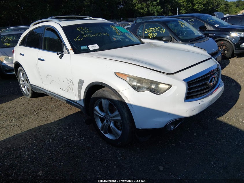 2009 Infiniti Fx35 VIN JNRAS18W99M153415 IAAI salvage auction — FRONT & REAR, Bill Of Sale (New York), sold $25 on 2026-07-28 (photo 1)