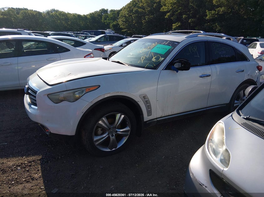 2009 Infiniti Fx35 VIN JNRAS18W99M153415 IAAI salvage auction — FRONT & REAR, Bill Of Sale (New York), sold $25 on 2026-07-28 (photo 2)