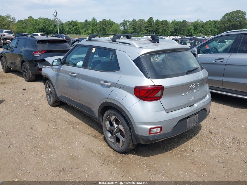 2021 Hyundai Venue VIN KMHRC8A37MU128106 IAAI salvage auction — NORMAL WEAR, Clear (New York), sold $2,100 on 2026-07-28 (photo 3)
