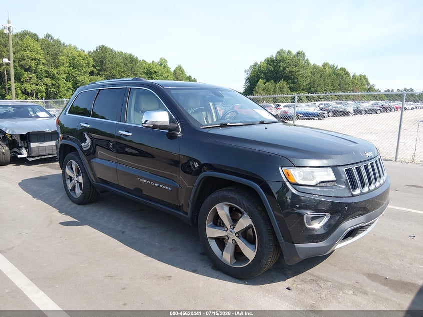 2015 Jeep Grand cherokee VIN 1C4RJFBM8FC845922 IAAI salvage auction — NORMAL WEAR, Clear (North Carolina), sold $1,850 on 2026-07-19 (photo 1)