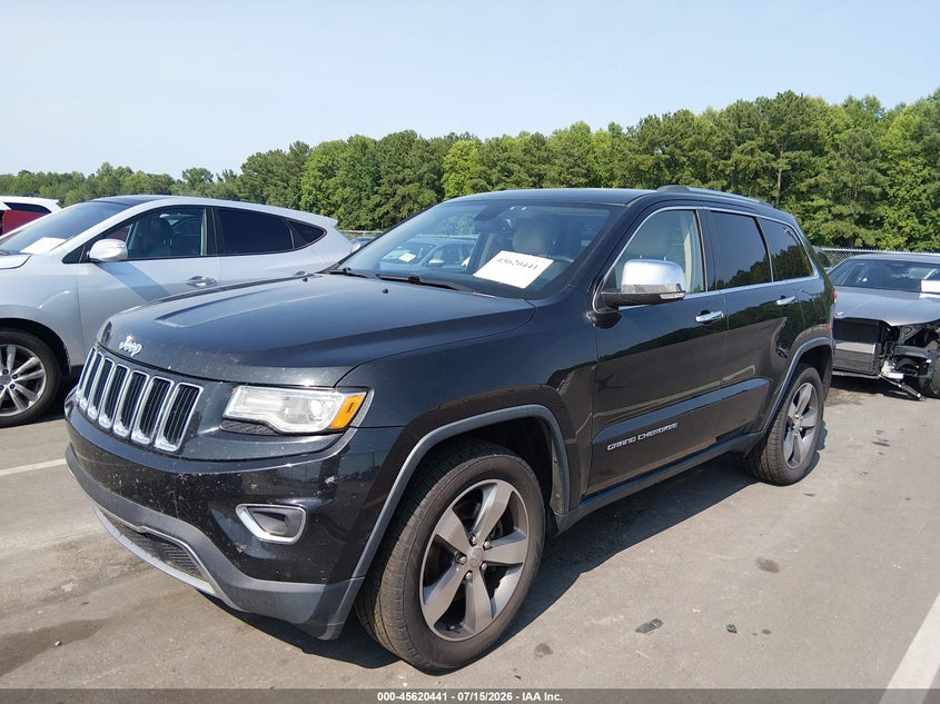 2015 Jeep Grand cherokee VIN 1C4RJFBM8FC845922 IAAI salvage auction — NORMAL WEAR, Clear (North Carolina), sold $1,850 on 2026-07-19 (photo 2)