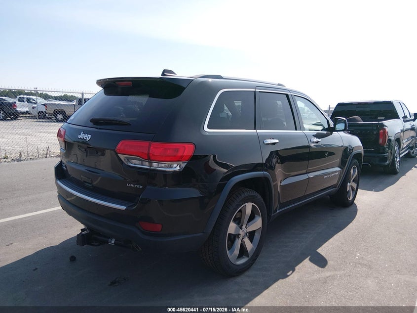 2015 Jeep Grand cherokee VIN 1C4RJFBM8FC845922 IAAI salvage auction — NORMAL WEAR, Clear (North Carolina), sold $1,850 on 2026-07-19 (photo 4)
