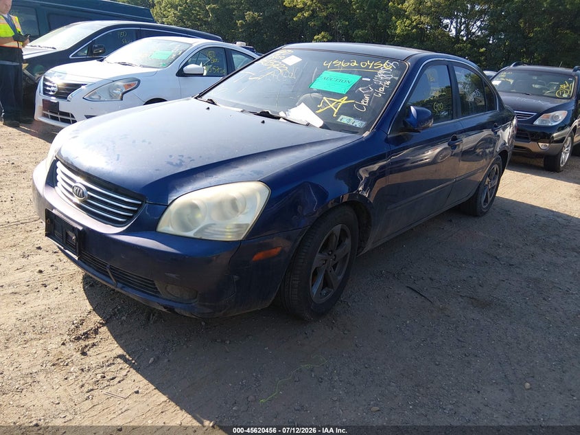 2008 Kia Optima VIN KNAGE124985189684 IAAI salvage auction — LEFT & RIGHT, Bill Of Sale (New York), sold $25 on 2026-07-28 (photo 2)