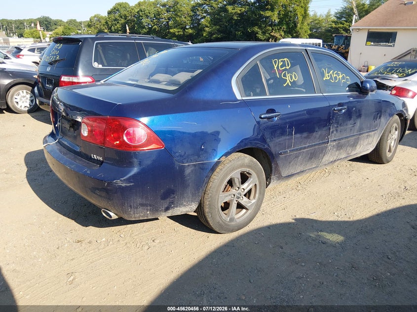 2008 Kia Optima VIN KNAGE124985189684 IAAI salvage auction — LEFT & RIGHT, Bill Of Sale (New York), sold $25 on 2026-07-28 (photo 4)