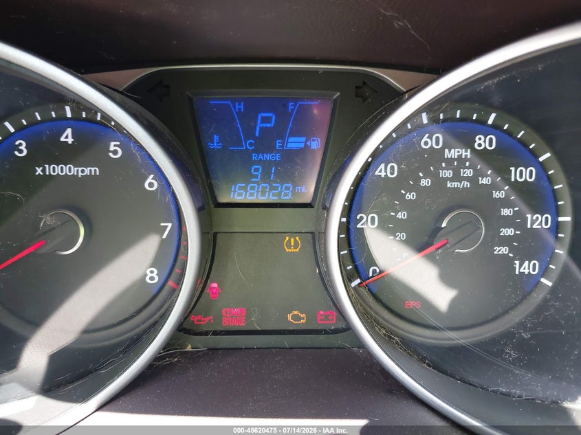2011 Hyundai Tucson VIN KM8JUCAC5BU176231 IAAI salvage auction — NORMAL WEAR, Clear (Illinois), sold $1,775 on 2026-07-22 (photo 7)