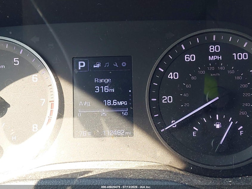 2017 Hyundai Tucson VIN KM8J3CA48HU405666 IAAI salvage auction — NORMAL WEAR, Clear (New Jersey), sold $2,900 on 2026-07-21 (photo 7)