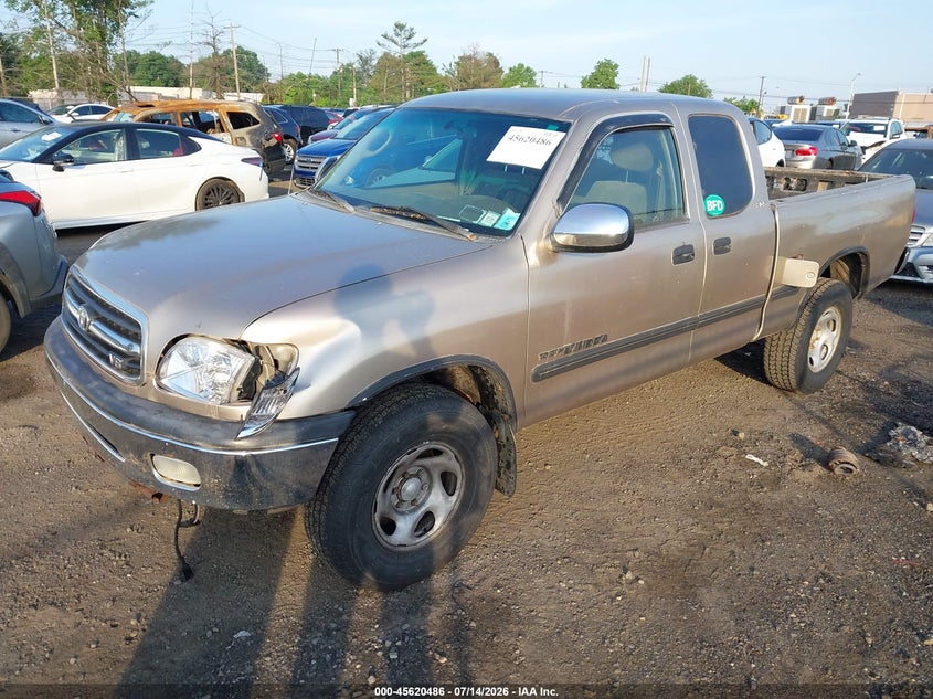 2002 Toyota Tundra VIN 5TBBT44162S288996 IAAI salvage auction — NORMAL WEAR, Clear (New York), sold $1,100 on 2026-07-27 (photo 2)