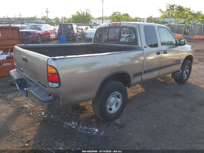 2002 Toyota Tundra VIN 5TBBT44162S288996 IAAI salvage auction — NORMAL WEAR, Clear (New York), sold $1,100 on 2026-07-27 (photo 4)