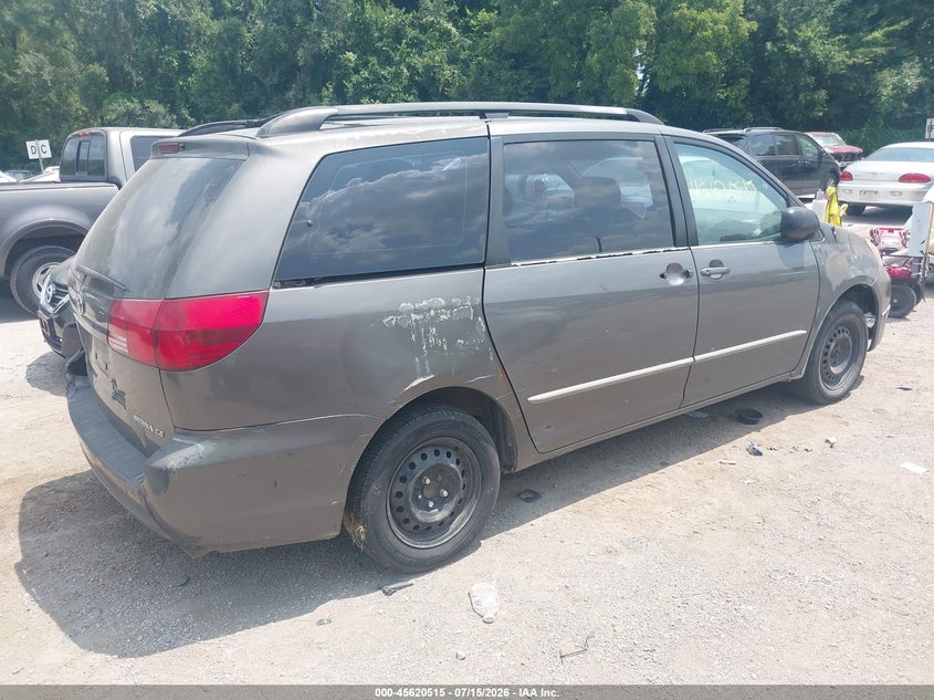 2004 Toyota Sienna VIN 5TDZA23C34S183550 IAAI salvage auction — NORMAL WEAR, Clear (Missouri), sold $25 on 2026-07-29 (photo 4)