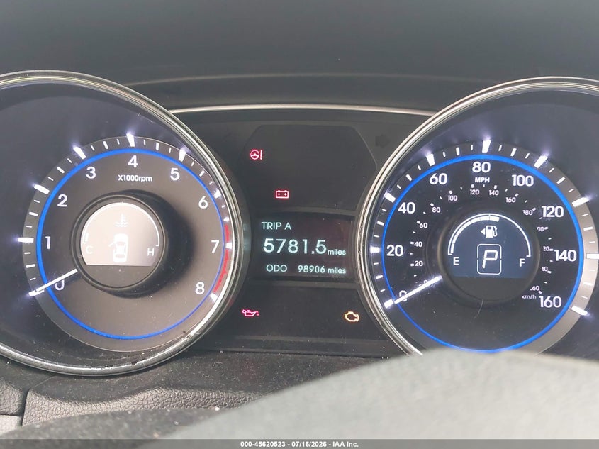 2014 Hyundai Sonata VIN 5NPEB4ACXEH868758 IAAI salvage auction — NORMAL WEAR, Clear (Pennsylvania), sold $375 on 2026-07-28 (photo 7)