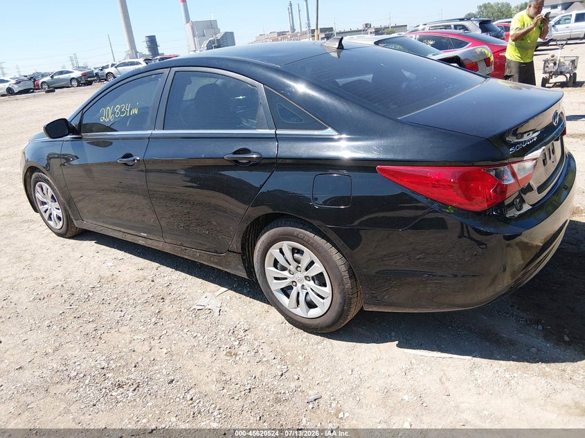 2013 Hyundai Sonata VIN 5NPEB4AC7DH547405 IAAI salvage auction — NORMAL WEAR, Clear (Indiana), sold $25 on 2026-07-19 (photo 3)