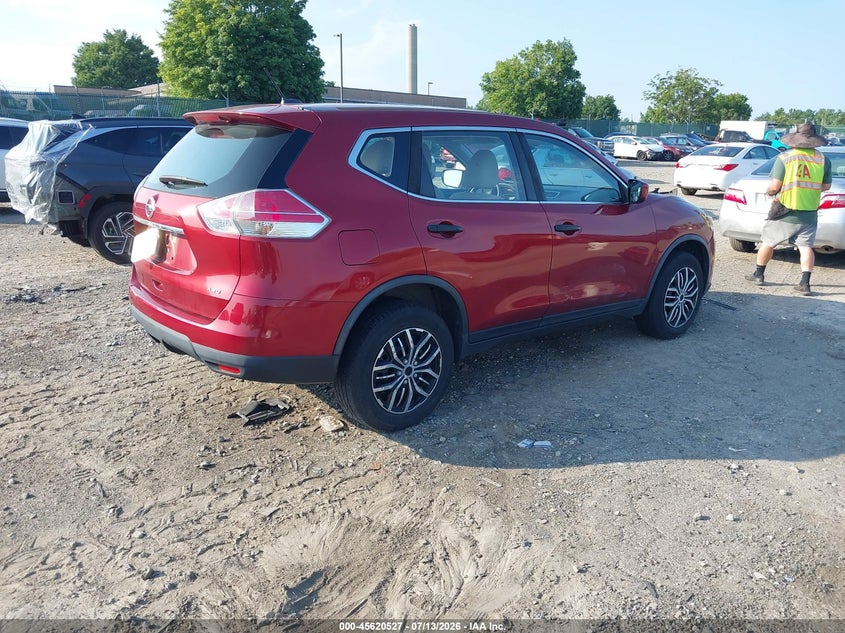 2016 Nissan Rogue VIN JN8AT2MVXGW154157 IAAI salvage auction — NORMAL WEAR, Clear (Pennsylvania), sold $1,350 on 2026-07-24 (photo 4)