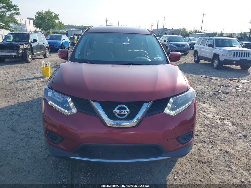2016 Nissan Rogue VIN JN8AT2MVXGW154157 IAAI salvage auction — NORMAL WEAR, Clear (Pennsylvania), sold $1,350 on 2026-07-24 (photo 6)