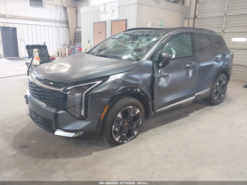 2026 Kia Sportage VIN KNDPXDDG4T7328767 IAAI salvage auction — ROLLOVER, Salvage Title, sold $7,600 on 2026-08-20 (photo 2)