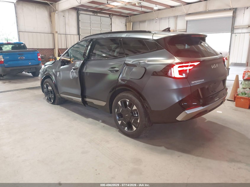 2026 Kia Sportage VIN KNDPXDDG4T7328767 IAAI salvage auction — ROLLOVER, Salvage Title, sold $7,600 on 2026-08-20 (photo 3)