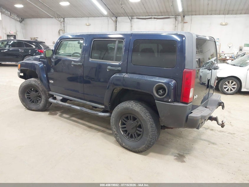 2008 Hummer H3 VIN 5GTEN13E988200711 IAAI salvage auction — NORMAL WEAR, Clear (Pennsylvania), sold $400 on 2026-07-30 (photo 3)