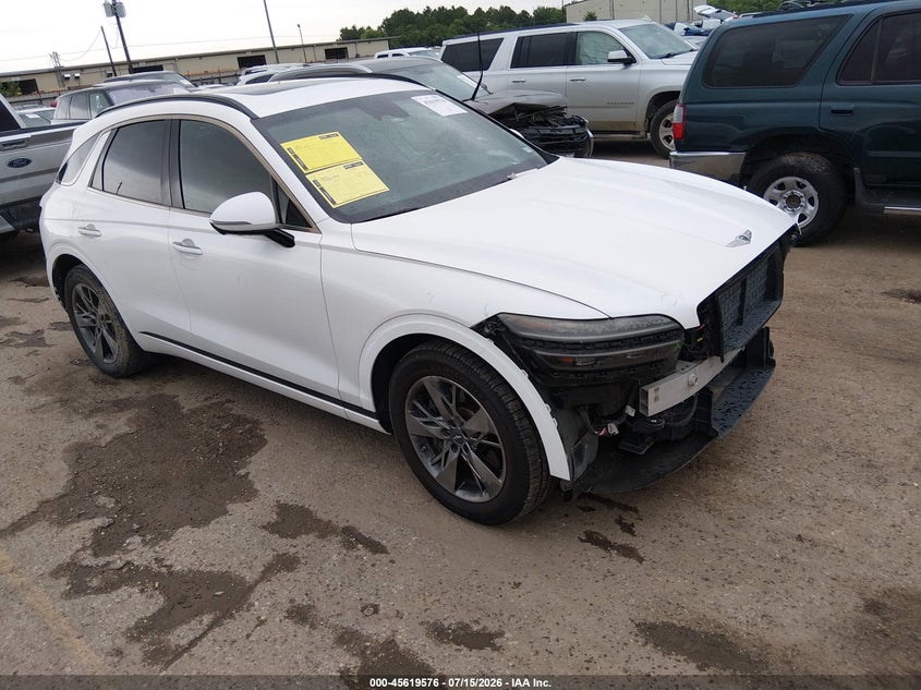 2022 Genesis Gv70 VIN KMUMCDTC6NU014259 IAAI salvage auction — FRONT END, Original (Texas), sold $11,100 on 2026-09-17 (photo 1)