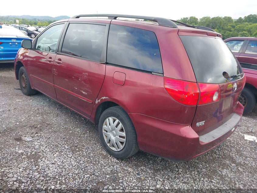 2006 Toyota Sienna VIN 5TDZA23C96S508186 IAAI salvage auction — NORMAL WEAR, Clear (Tennessee), sold $950 on 2026-07-30 (photo 3)