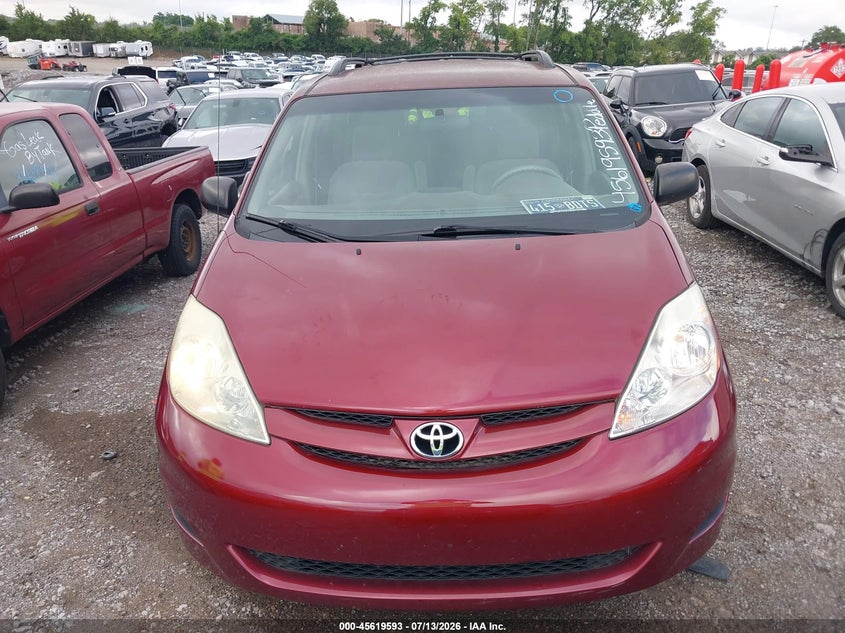 2006 Toyota Sienna VIN 5TDZA23C96S508186 IAAI salvage auction — NORMAL WEAR, Clear (Tennessee), sold $950 on 2026-07-30 (photo 6)