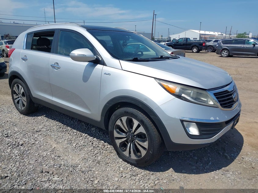 2013 Kia Sportage VIN KNDPCCA2XD7482917 IAAI salvage auction — NORMAL WEAR, Clear (New York), sold $1,650 on 2026-07-15 (photo 1)