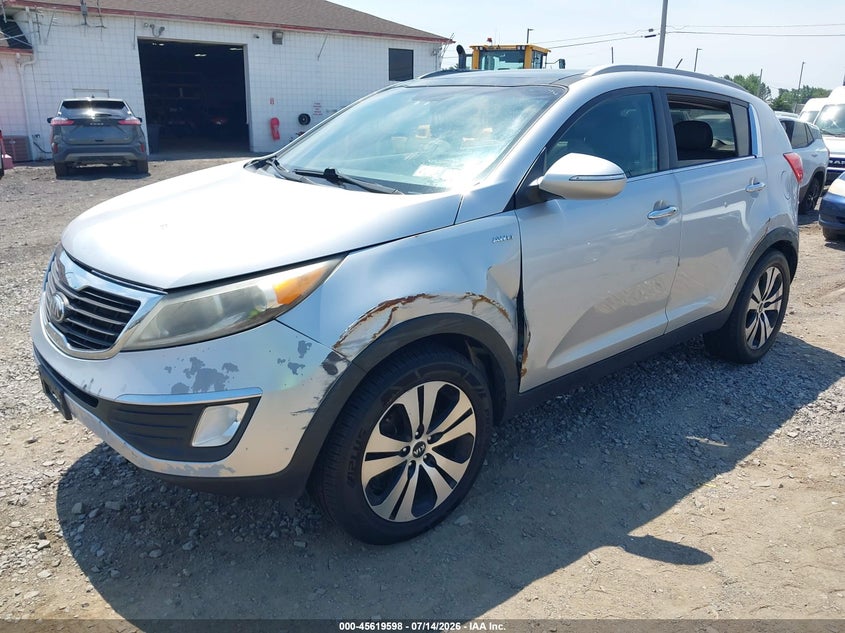 2013 Kia Sportage VIN KNDPCCA2XD7482917 IAAI salvage auction — NORMAL WEAR, Clear (New York), sold $1,650 on 2026-07-15 (photo 2)