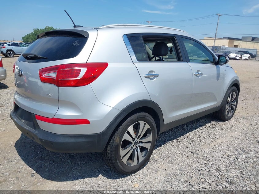 2013 Kia Sportage VIN KNDPCCA2XD7482917 IAAI salvage auction — NORMAL WEAR, Clear (New York), sold $1,650 on 2026-07-15 (photo 4)