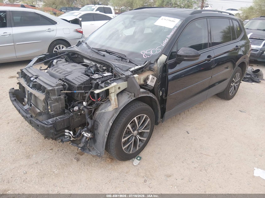 2021 Volkswagen Tiguan VIN 3VV1B7AX4MM076358 IAAI salvage auction — FRONT END, Salvage Title, sold $3,775 on 2026-08-22 (photo 2)