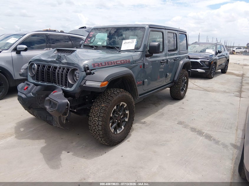 2026 Jeep Wrangler / VIN 1C4PJXFN2TW235069 IAAI salvage auction — UNKNOWN, Enterprise Vehicles Clear Only (Texas), sold $23,250 on 2026-07-28 (photo 2)