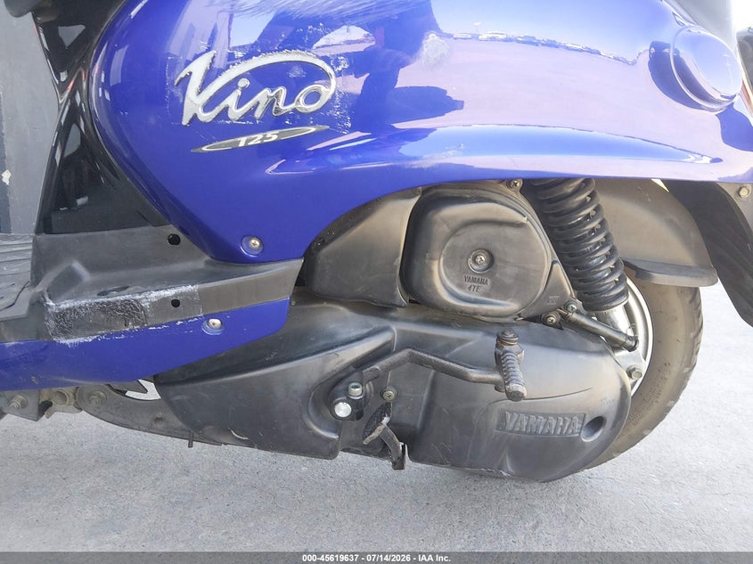 2006 Yamaha Yj125 VIN LPRSE13Y76A357979 IAAI salvage auction — LEFT SIDE, Salvage (California), sold $50 on 2026-07-29 (photo 9)