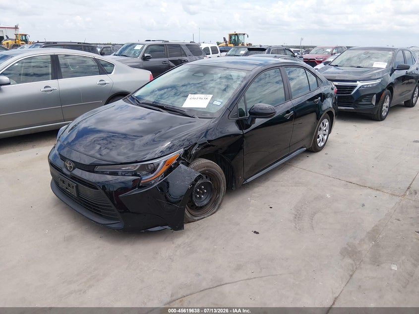 2026 Toyota Corolla VIN 5YFB4MDEXTP386009 IAAI salvage auction — RIGHT FRONT, Salvage Title, sold $12,300 on 2026-07-21 (photo 2)