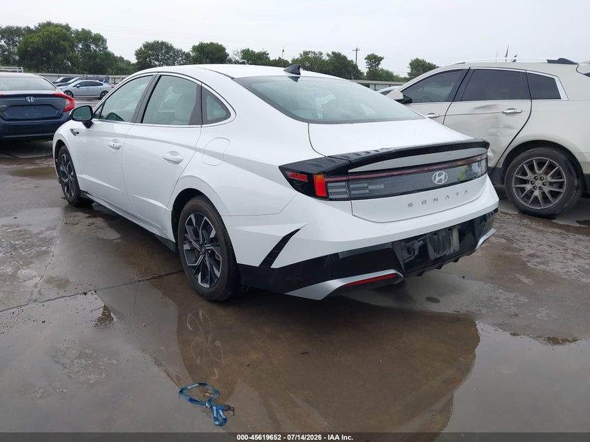 2025 Hyundai Sonata VIN KMHL64JAXSA500556 IAAI salvage auction — FRONT END, Enterprise Vehicles Clear Only (Ohio), sold $13,100 on 2026-07-18 (photo 3)