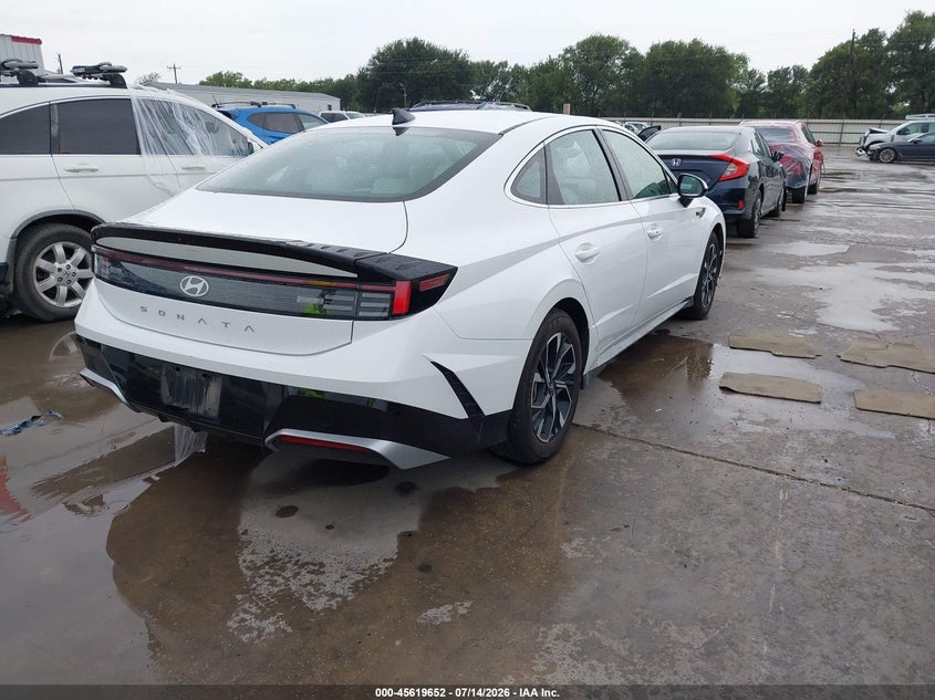 2025 Hyundai Sonata VIN KMHL64JAXSA500556 IAAI salvage auction — FRONT END, Enterprise Vehicles Clear Only (Ohio), sold $13,100 on 2026-07-18 (photo 4)