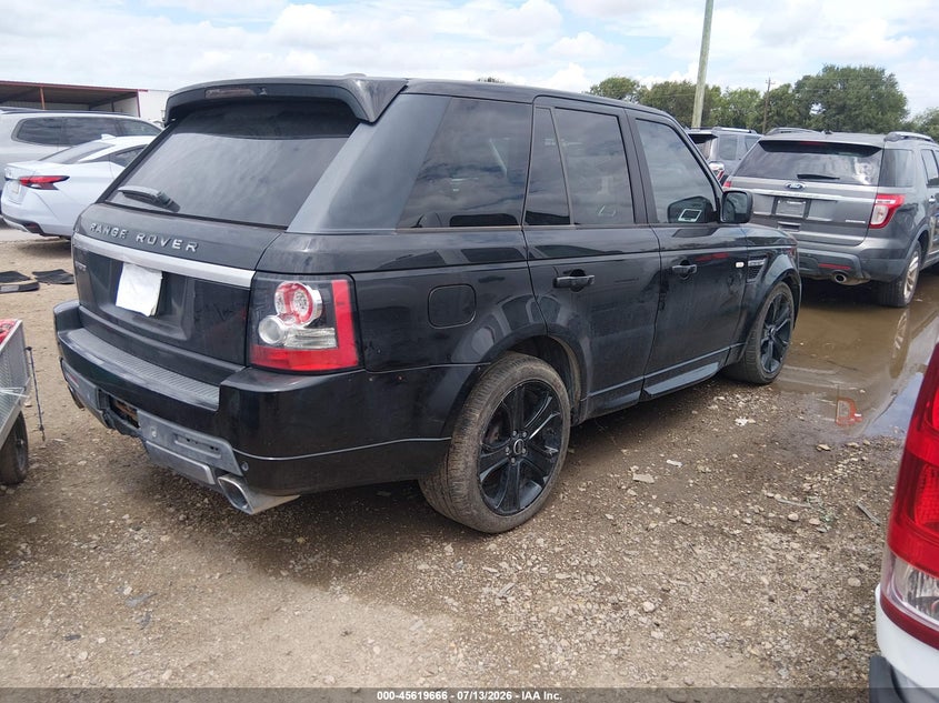 2013 Land rover Range rover sport VIN SALSF2D44DA765365 IAAI salvage auction — NORMAL WEAR, Original (Texas), sold $900 on 2026-07-28 (photo 4)