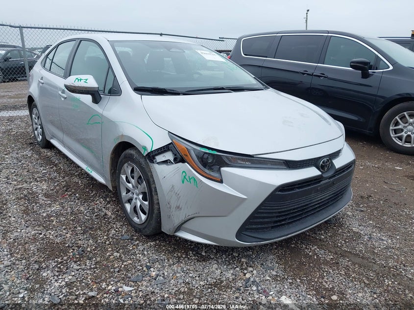 2025 Toyota Corolla VIN 5YFB4MDE7SP267753 IAAI salvage auction — RIGHT SIDE, Salvage Title, sold $12,100 on 2026-07-21 (photo 1)