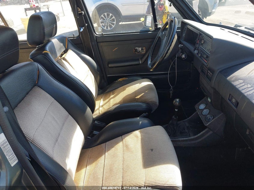 1984 Volkswagen Jetta VIN WVWGB0160EW133891 IAAI salvage auction — FRONT & REAR, Salvage (California), sold $150 on 2026-08-10 (photo 5)