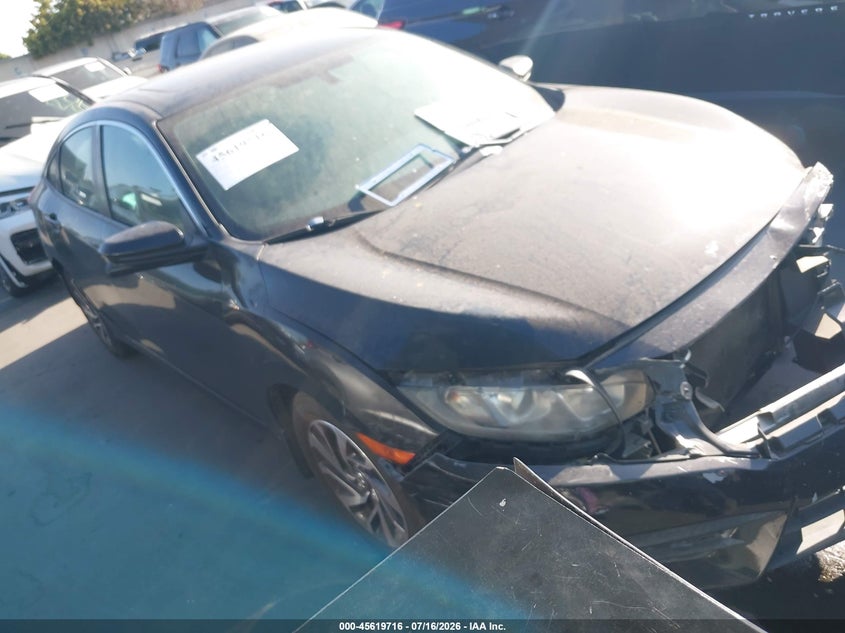 2016 Honda Civic VIN 2HGFC2F75GH539254 IAAI salvage auction — FRONT & REAR, Salvage Certificate (California), sold $1,950 on 2026-07-26 (photo 1)