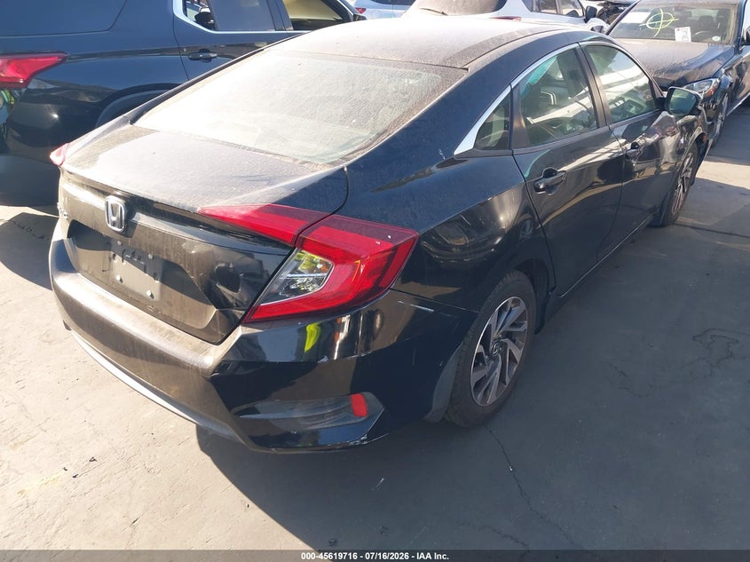 2016 Honda Civic VIN 2HGFC2F75GH539254 IAAI salvage auction — FRONT & REAR, Salvage Certificate (California), sold $1,950 on 2026-07-26 (photo 4)