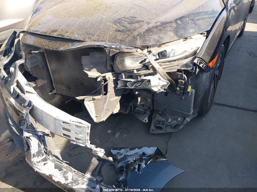 2016 Honda Civic VIN 2HGFC2F75GH539254 IAAI salvage auction — FRONT & REAR, Salvage Certificate (California), sold $1,950 on 2026-07-26 (photo 6)