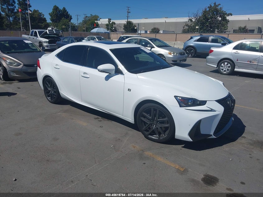 2018 Lexus Is VIN JTHBA1D25J5062018 IAAI salvage auction — SIDE, Salvage Title, sold $6,600 on 2026-07-25 (photo 1)