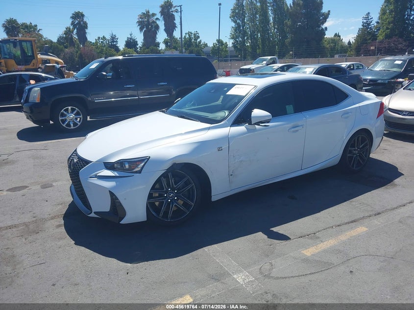 2018 Lexus Is VIN JTHBA1D25J5062018 IAAI salvage auction — SIDE, Salvage Title, sold $6,600 on 2026-07-25 (photo 2)